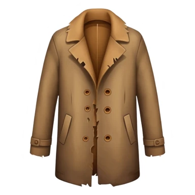 torn coat sticker
