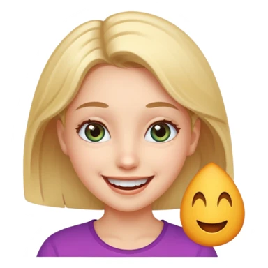 Девушка в восторге sticker