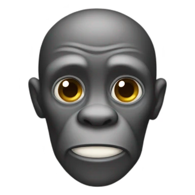 Erschrockener affe sticker