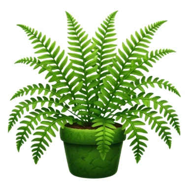 fern plant sticker