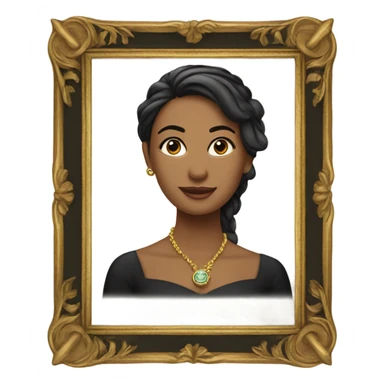 the name mya in a frame sticker