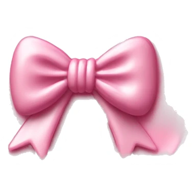 Light pink Wax seal with a bow in the middle  sticker