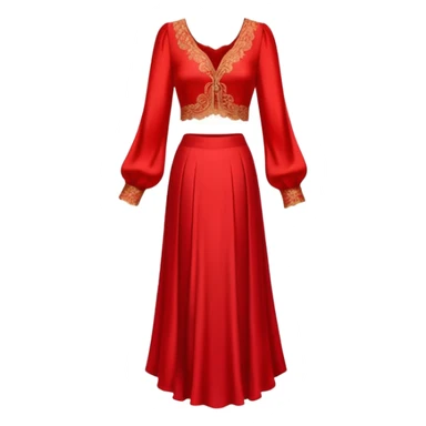 skirt and blouse, negative : human and character. sticker