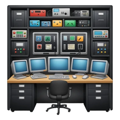 security room old  sticker