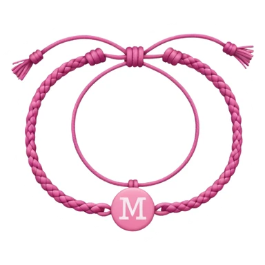 Can you make a friendship bracelet that says Madison and pink? sticker