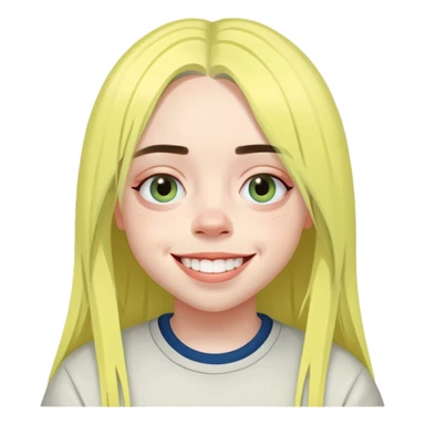 2024 Billie eilish happy sticker