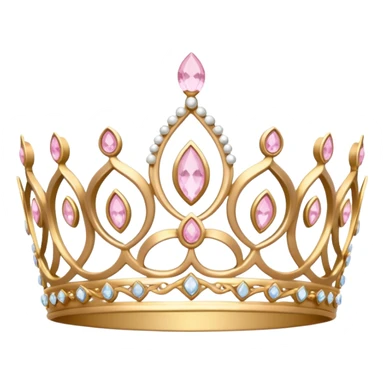 light pink tiara sticker