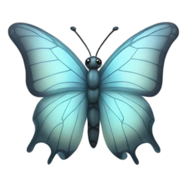 Ice butterfly sticker