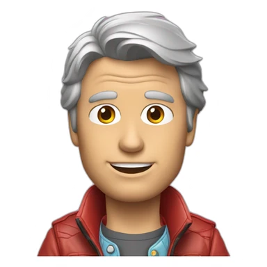 Marty McFly sticker