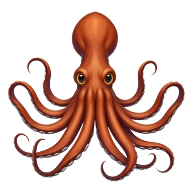 Giant Squid – Huge squid with long curling arms sticker