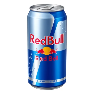 Kokos blåbär redbull sticker