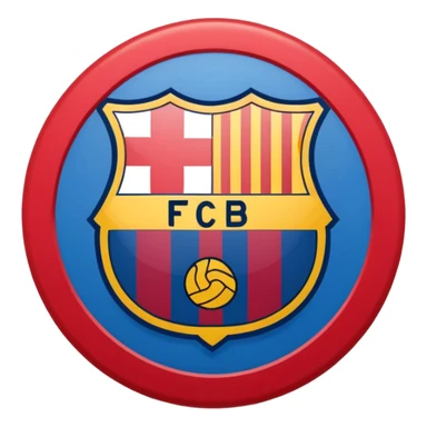 FC BARCELONA SMALL FOR EMOJI sticker