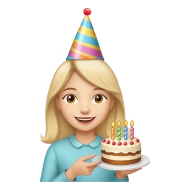 Birthday girl wish sticker