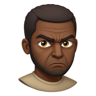 angry Iraqi, in profile sticker