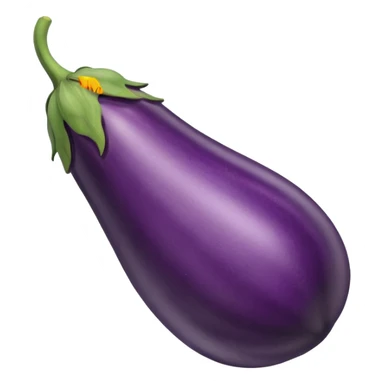 Veiny looking eggplant sticker