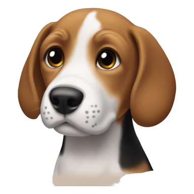 Beagle puppy sticker