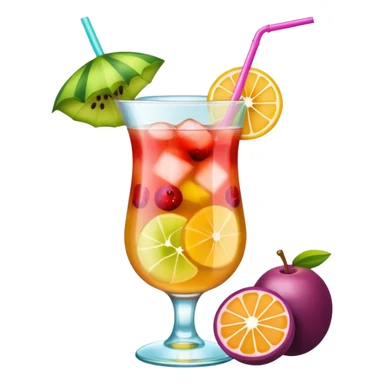 beach coctail drink sticker
