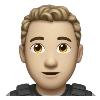 Un homme cagoulé sticker