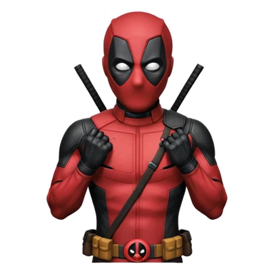 deadpool from Deadpool & Wolverine movie sticker