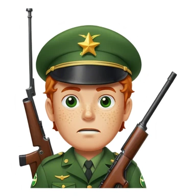 Captain Crunch as a member of the IRA sticker