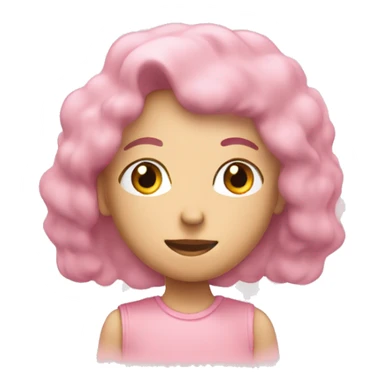 A pastel pink note book sticker