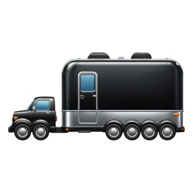 car towing a trailer sticker