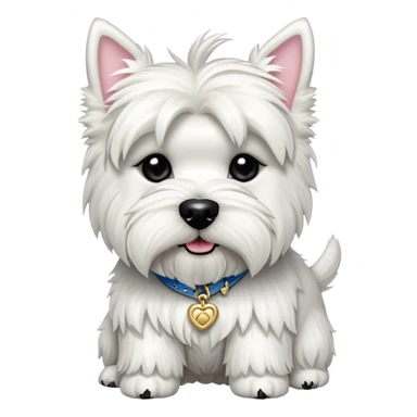 Juicy couture highland terrier sticker