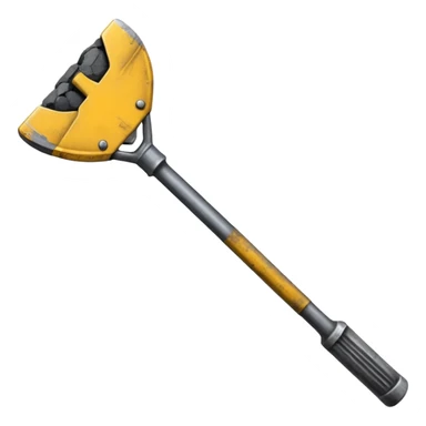 Double-ended coal mining pick sticker