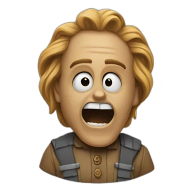 Pennywhise from “it” horror movie sticker