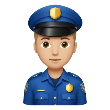 Police officer with one arm sticker