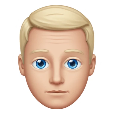 John Handy with blue eyes sticker