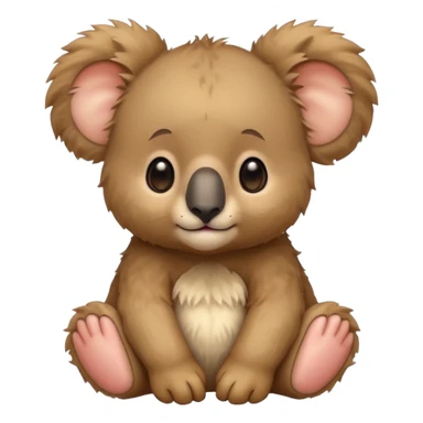 Baby koala bear with a lions main 🐨🦁 sticker