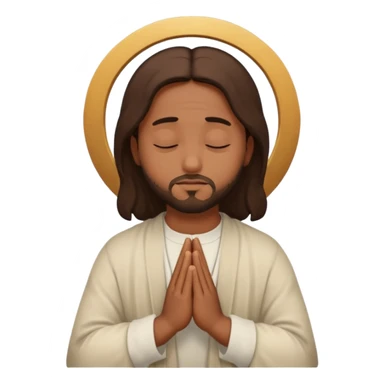 Jesús orando sticker