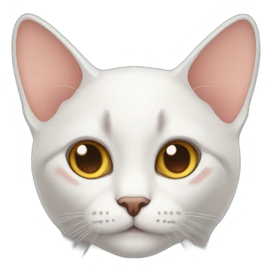 fold ears cat sticker