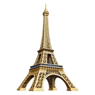 glittering Eiffel Tower at night sticker