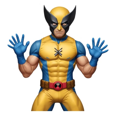 Wolverine from Deadpool & Wolverine movie sticker