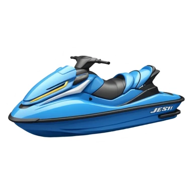 Create a realistic jetski sticker
