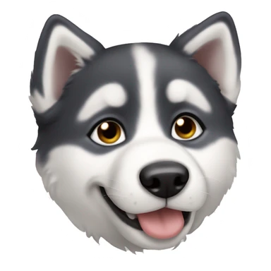 Husky puppy sticker
