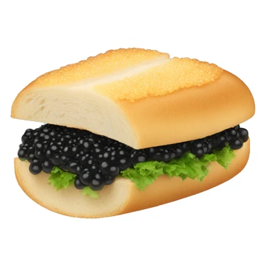 Caviar sandwich sticker