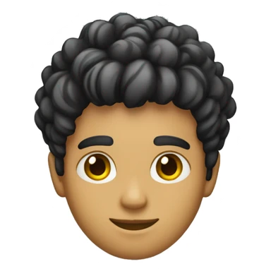 ingeniero joven con rulos y pelo corto, pelo negro sin lentes sticker