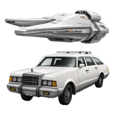 Car.Star Wars imperial cruiser.  sticker