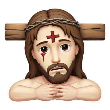 Jesus Christ on the cross sticker