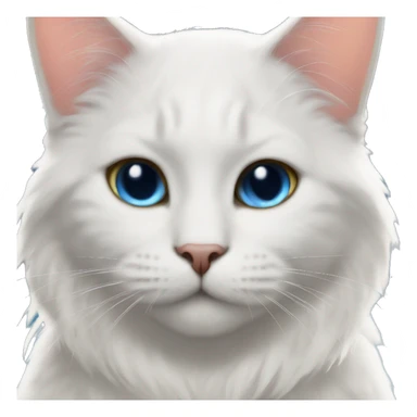 Halo of stars over cat  sticker