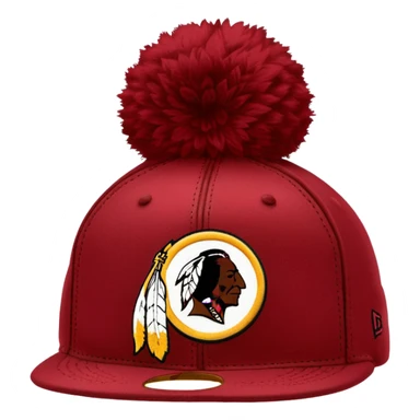 Washington Redskins hat sticker