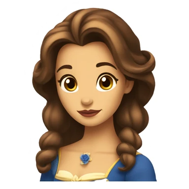 beauty and the beast belle sticker