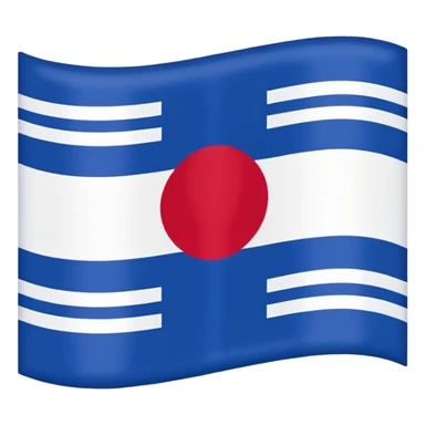Make a emoji flag of tokushima (district of Japan) sticker
