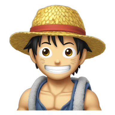 Luffy qui échange de corps avec Nami sticker
