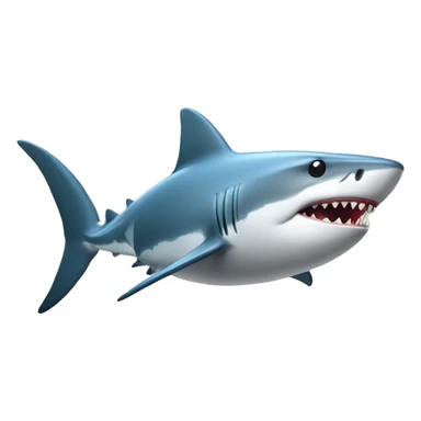 requin avec un chapeau haute forme sticker