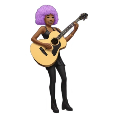 celebrity performing at a concert in 2050 sticker