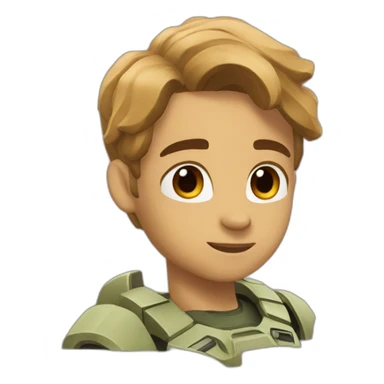 I love you from halo major sticker